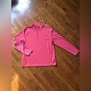 J. Crew Performance Nantucket Red Waffle Quarter-Zip Shirt - Size XL